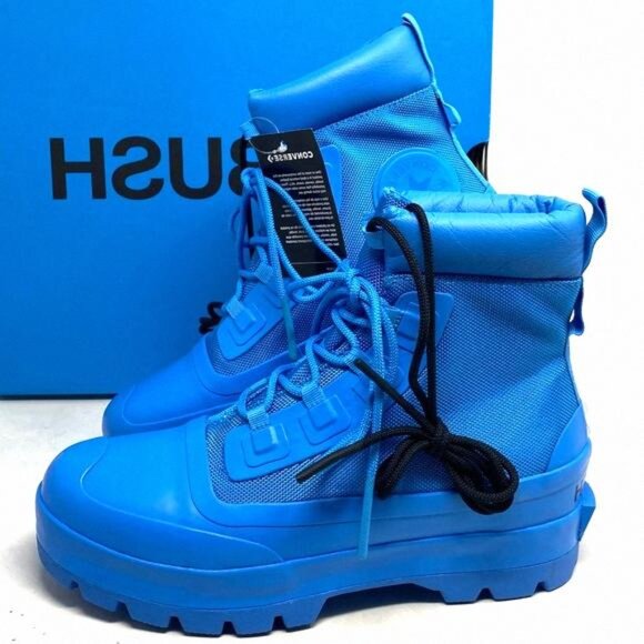 Converse Shoes - Converse Ctas Duck Boot x Ambush Sneakers Women's Shoes 170589C Mesh Blue Light